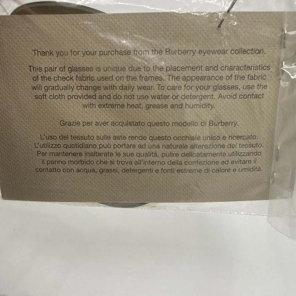 Burberry BE3080 RC005 Polarized Replacement Lens – Genuine Luxottica OEM NWT